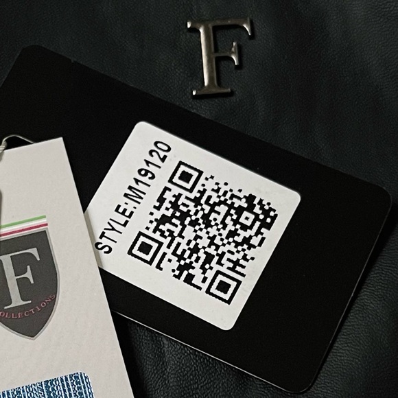 FERRARI F COLLECTIONS — MADE IN ITALY, VEGAN LEATHER/SUEDE, BLACK, LUXURY JACKET - Picture 17 of 17